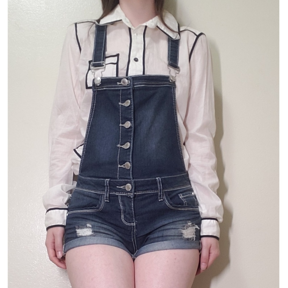 Denim overalls